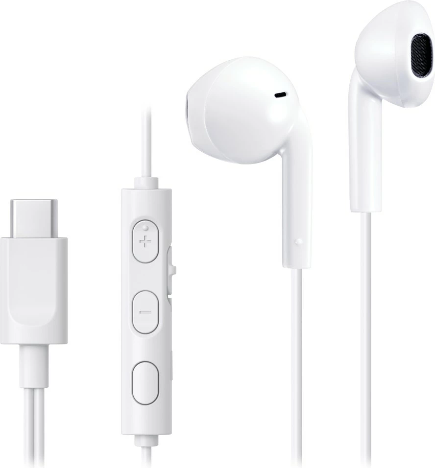 In-ear slušalke z USB-C in mikrofonom JVC HA-FR17UC-WV, bele