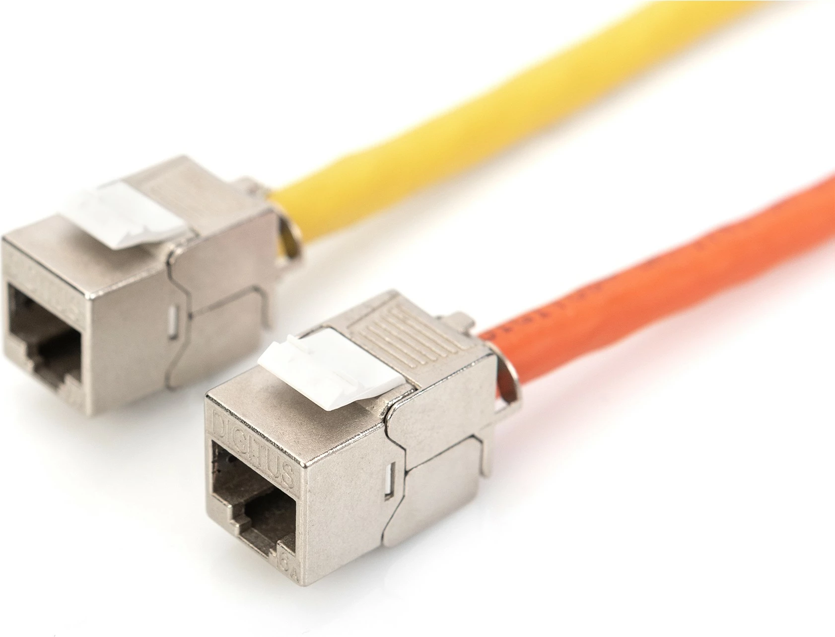 Keystone priključek Digitus Cat6a RJ45, zaščiten, kovinski