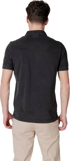 Polo majica Replay za moške, črna