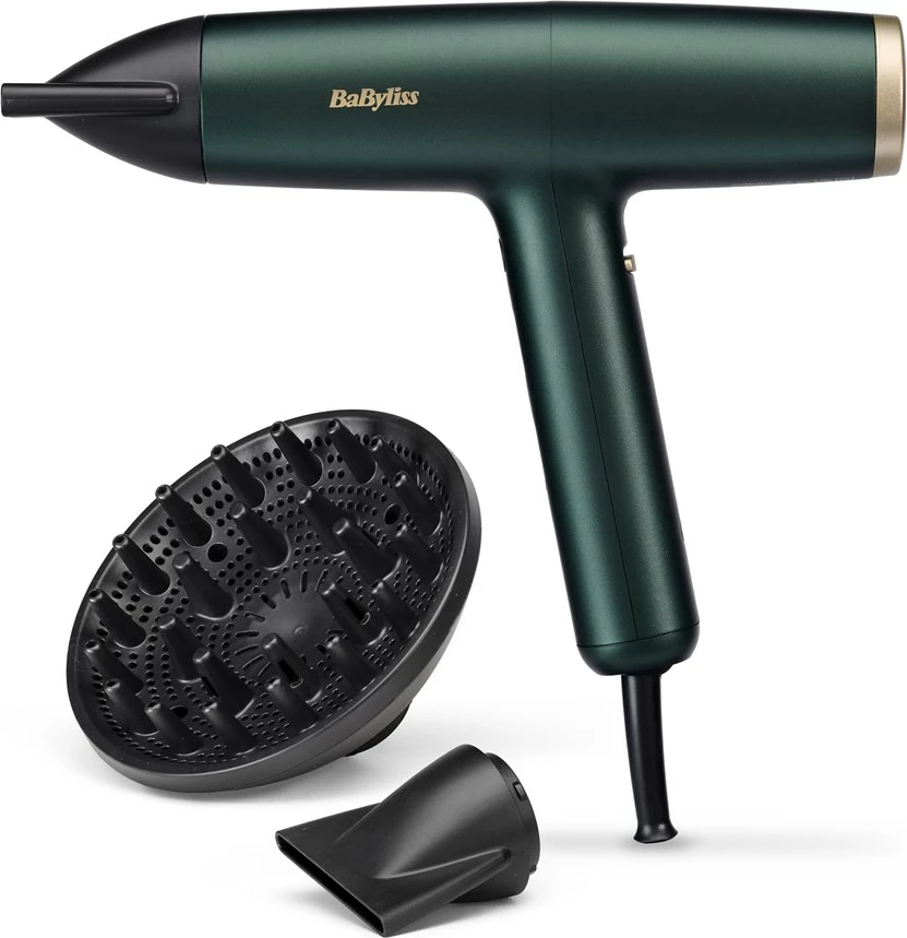 Sušilec za lase BaByliss Air Power Pro D6555DE, 1700 W, zelen