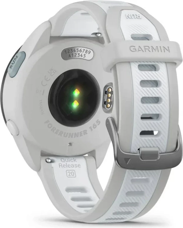 Pametna ura za šport Garmin Forerunner 165, 1,2" AMOLED, GPS, srebrna