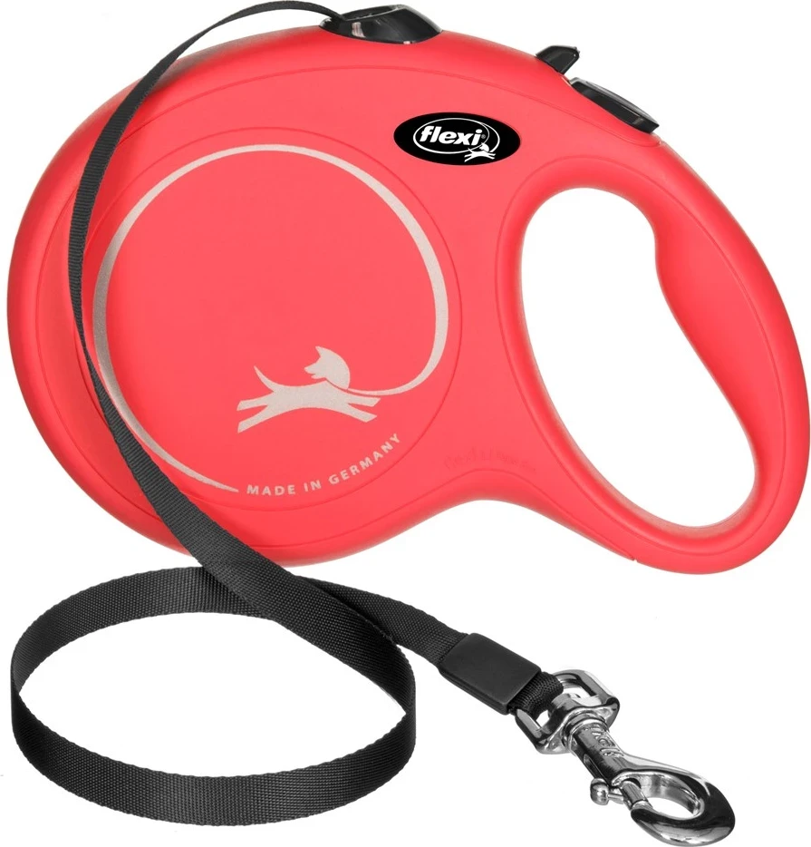 Raztegljiva povodec za pse Flexi, 5 m, oranžen