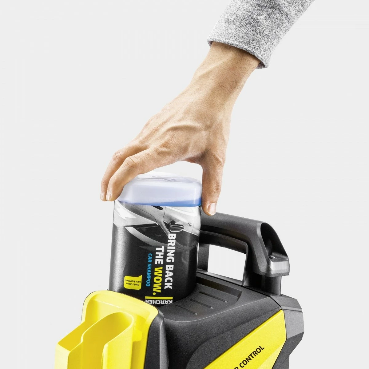 Visokotlačni čistilec K4 Power Control Flex Home, Karcher 1.324-303.0, rumeno/črn, komplet z dodatki