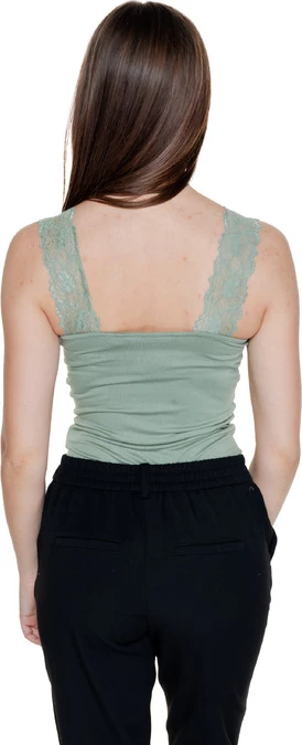 Majica brez rokavov Vero Moda, zelena