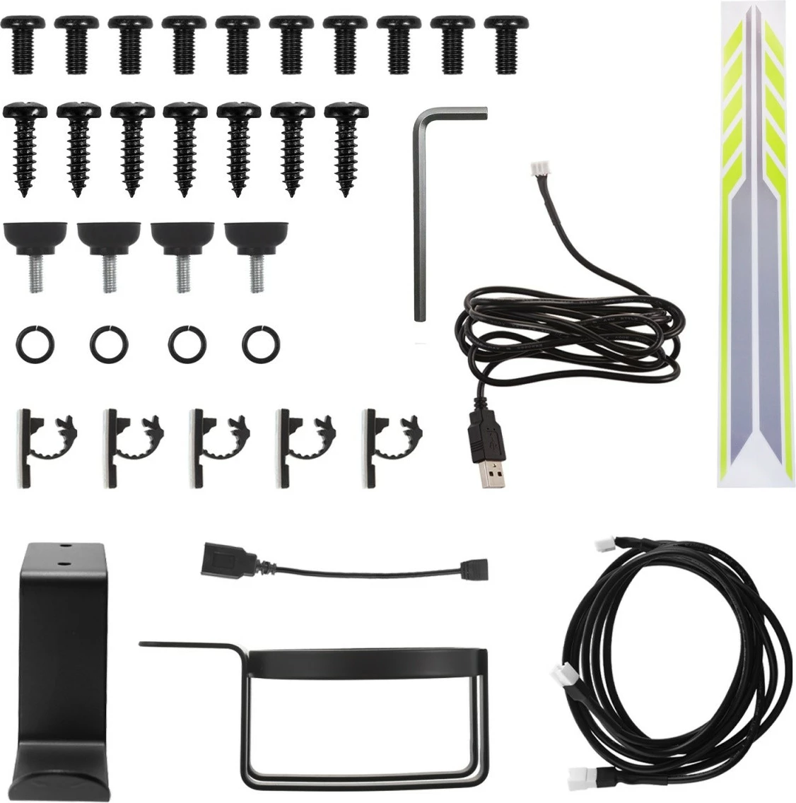 Gaming miza 120x60 cm, LED RGB, Maclean NanoRS RS102, črna