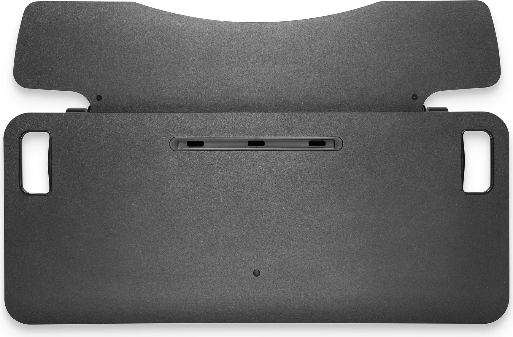 Ergonomski namizni dvigovalnik Workspace Riser, Digitus, ročno nastavljiv 95x62 cm, črn