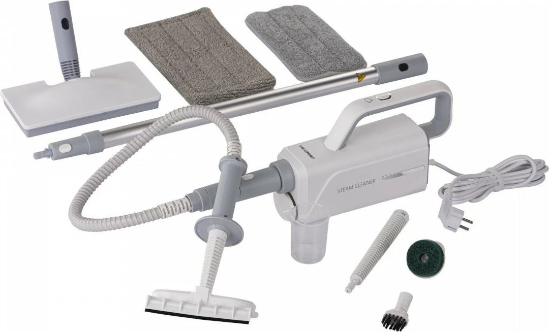 Parni mop, 1500 W, 360 ml, siva/bela, z dodatki Blaupunkt STM601