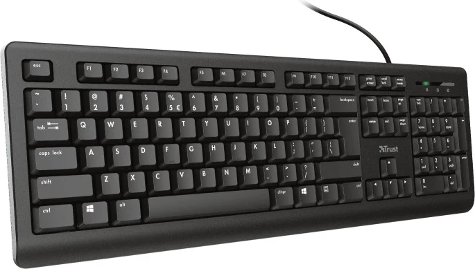 Tastatura Primo, USB, QWERTY US English, črna