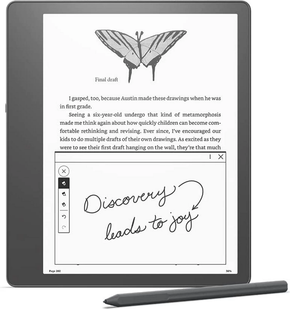 Bralnik e-knjig Amazon Kindle Scribe Gen.1 (2022) B09BS5XWNS, antracit