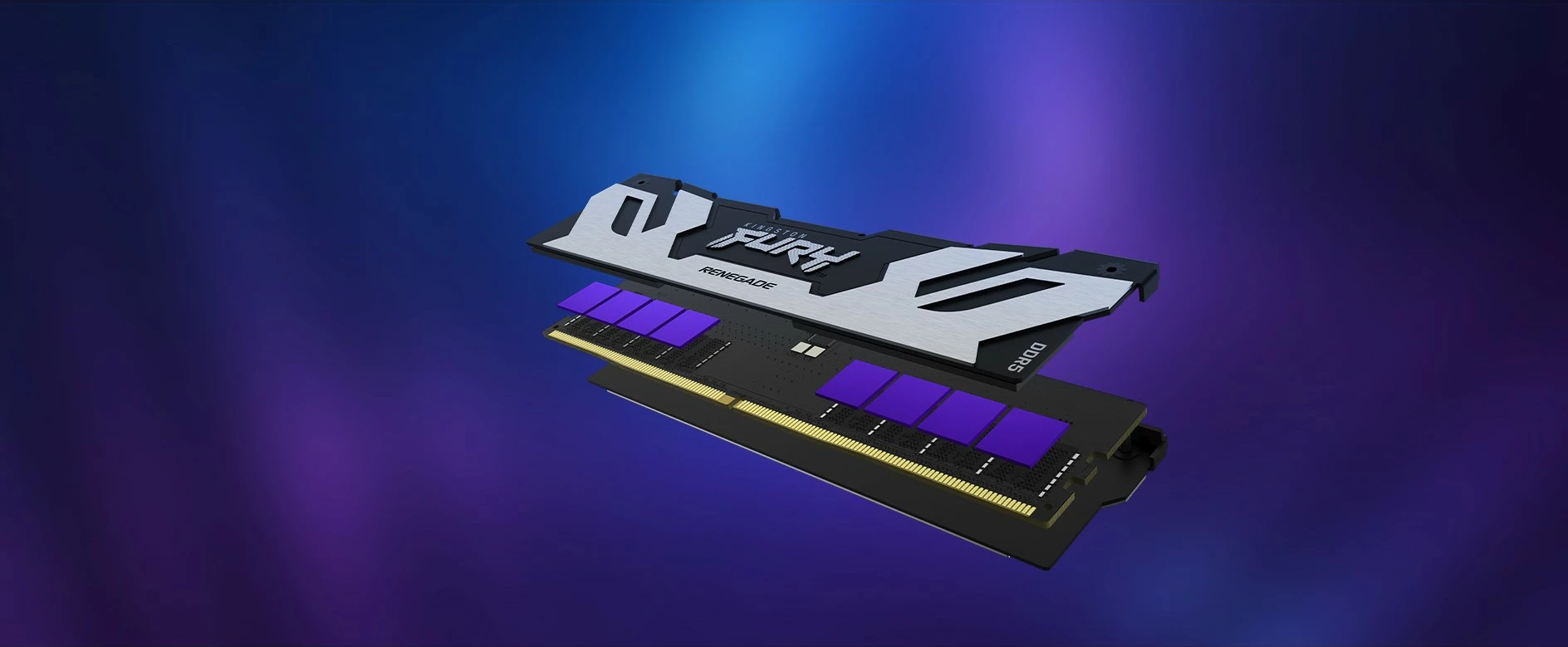 RAM memorija Kingston FURY Renegade 32GB (2x16GB) DDR5 6400MT/s srebrn