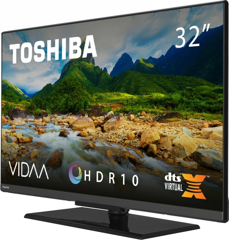 LED televizija 32", Smart TV Toshiba 32WV3F63DG, HDR10, WiFi, črna