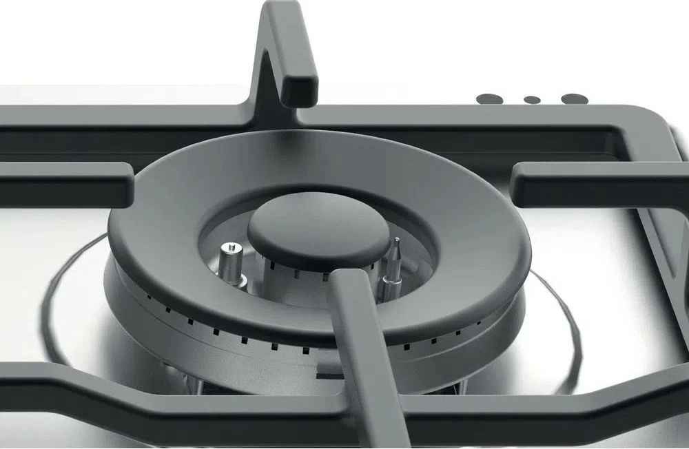 Plinska kuhalna Whirlpool TGML661IXR, 4 gorilniki, inox