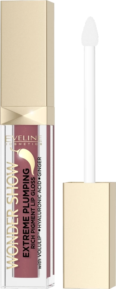 Sijaj za ustnice za ženske, Wonder Show 04 Angel Kiss, Eveline Cosmetics, 6,8 ml