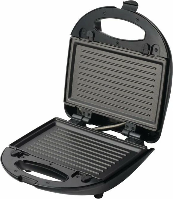 Toster 3-v-1 s ploščami za sendviče, vaflje in žar, 750 W, črn/nerjaveče jeklo Blaupunkt SMS611