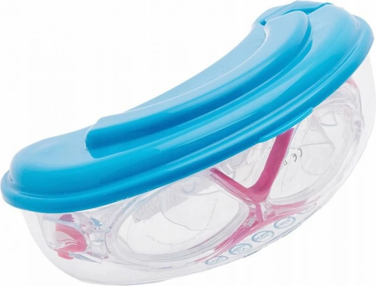Plavalna očala za otroke Aquawave X-RAY Jr., prozorna in rožnata