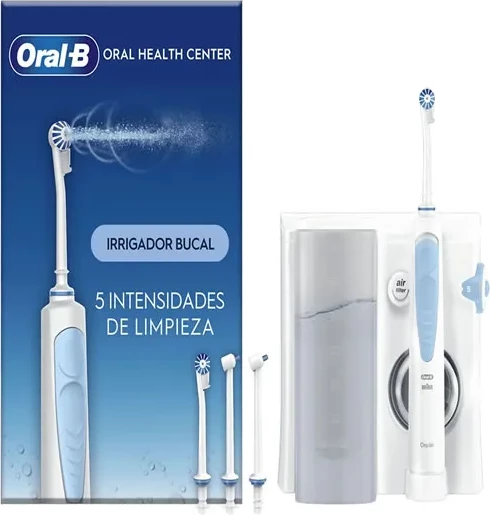 Oralni irigator Oral-B Oxyjet MD20, unisex, bel/moder