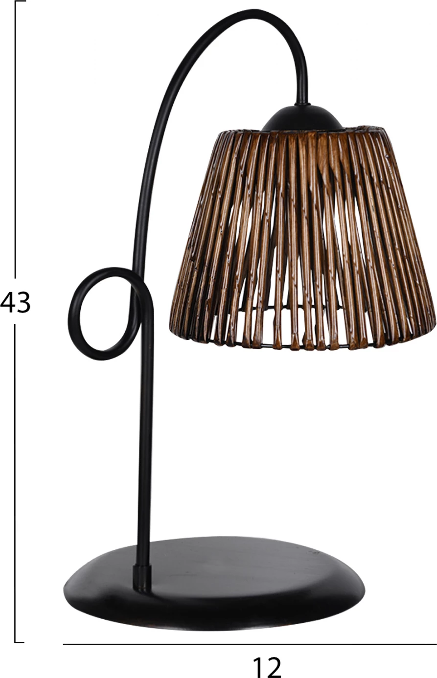Kovinska namizna svetilka FH7490 12x42 cm