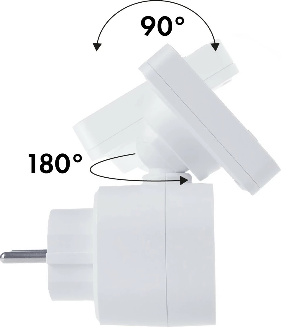 Digitalni časovni programator GreenBlue GB605E, 16A, bel