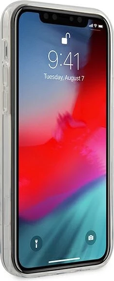 Zaščitni ovitek Tricolor U.S. Polo Assn. USHCP12MPCUSSWH za iPhone 12/12 Pro 6.1", bel