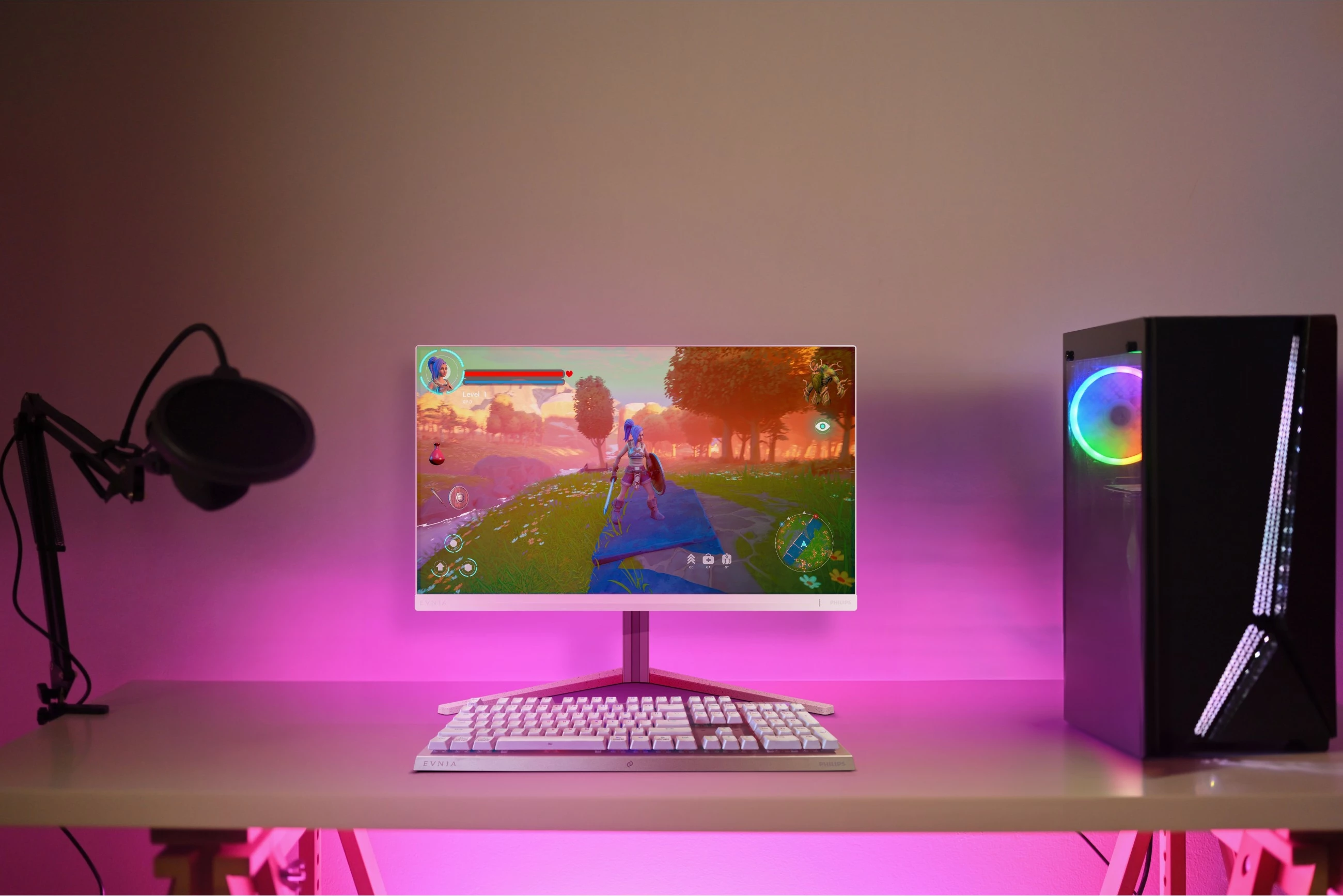 Gaming monitor 23,8" Full HD, 1 ms, 180 Hz, bel — Philips Evnia 24M2N3201A/00 Gaming monitor 23,8" Full HD, 1 ms, 180 Hz, bel — Philips Evnia 24M2N3201A/00
