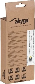 Polnilec za prenosnik Akyga AK-ND-47, 40 W, črn