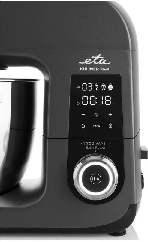 Večfunkcijski kuhinjski mešalnik, 6,7 l, 1700 W, siv — ETA Kuliner II Max ETA203890010