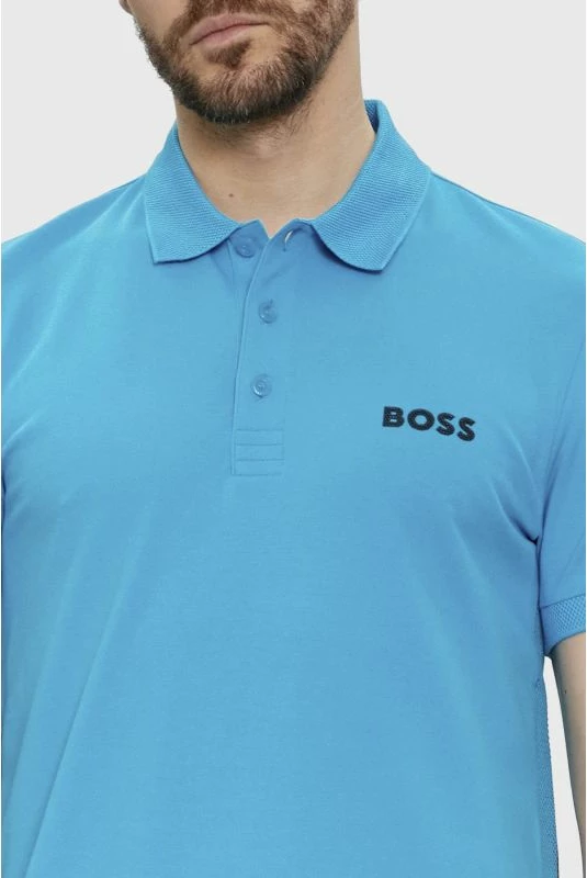 Polo majica za moške Boss, modra