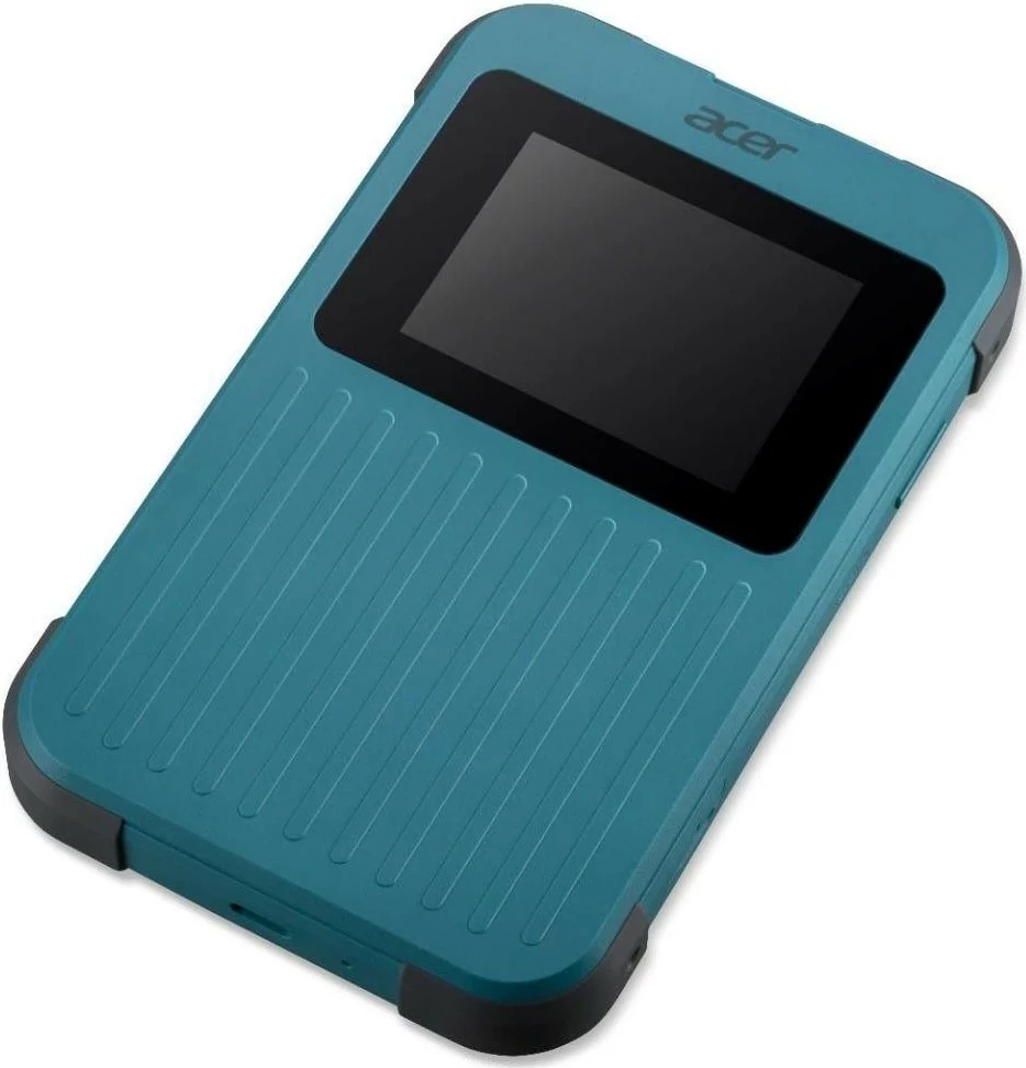 Prenosni Wi‑Fi dostopnik Acer Connect M4 5G, Wi‑Fi 6, zaslon na dotik, baterija 8000 mAh