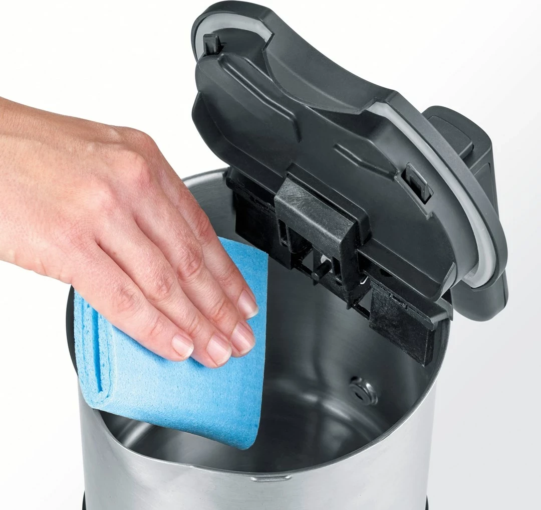 Električni grelnik vode 1,7 L Severin WK 3409, 2200 W, črn/nerjaveče jeklo Električni grelnik vode 1,7 L Severin WK 3409, 2200 W, črn/nerjaveče jeklo