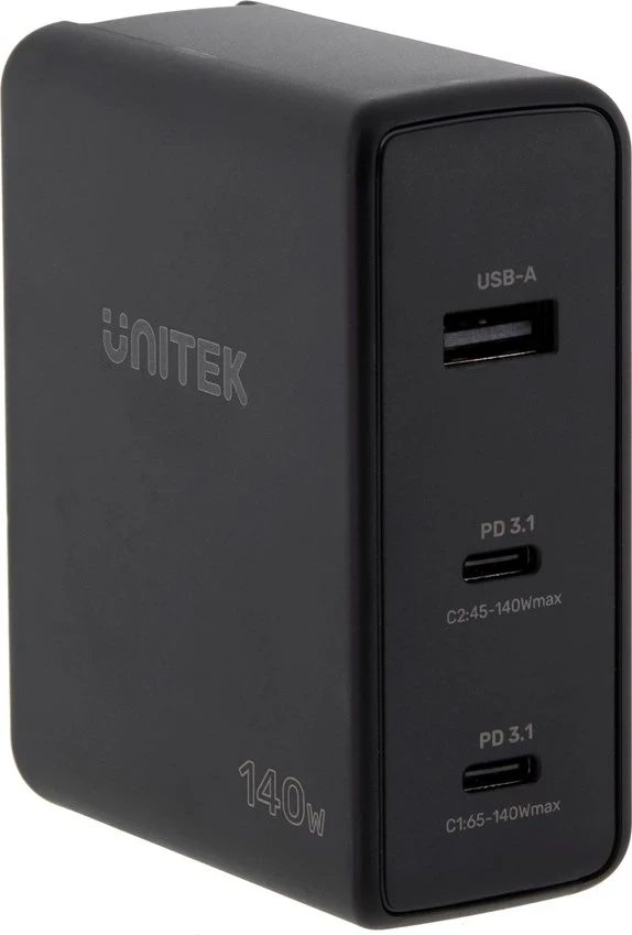 Polnilec za mobilne naprave UNITEK P1115A, črn