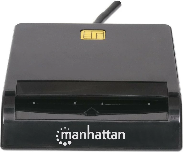 Bralnik pametnih kartic Manhattan 102049, USB 2.0, črn