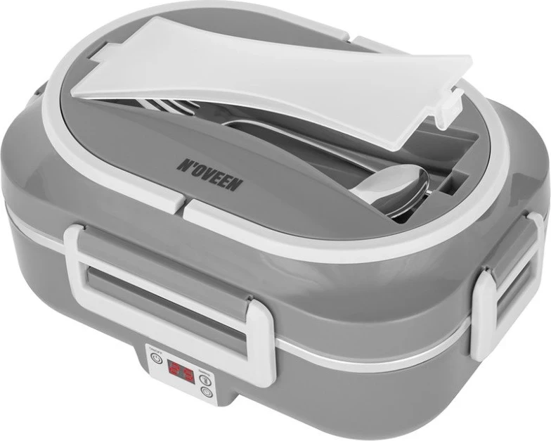 Električna škatla za kosilo N'oveen LB640 LED, temno siva