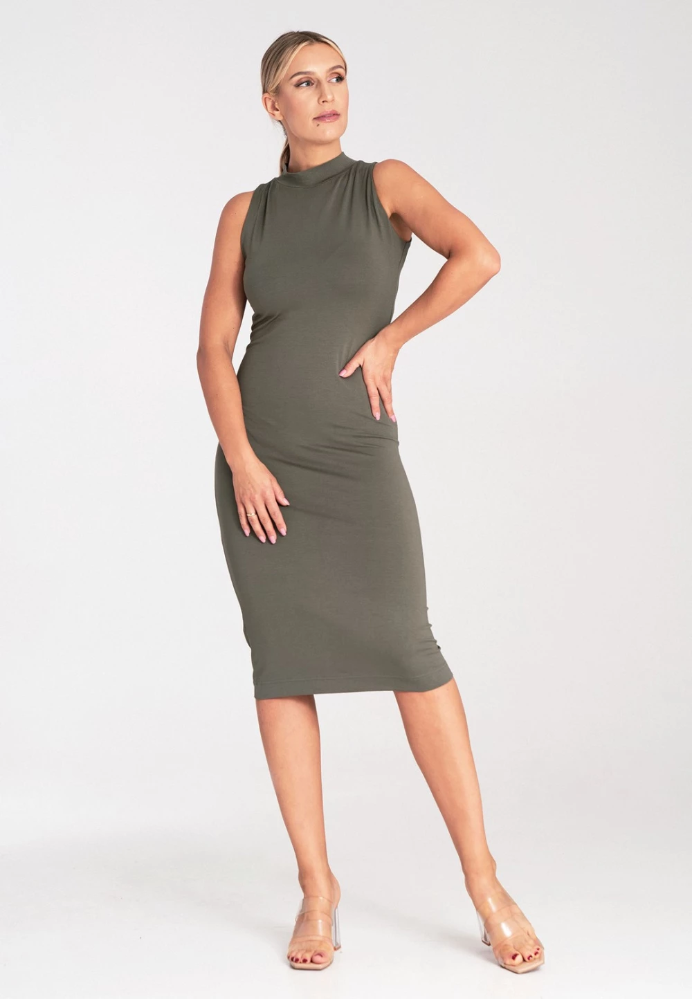 Obleka Figl 204339, zelena