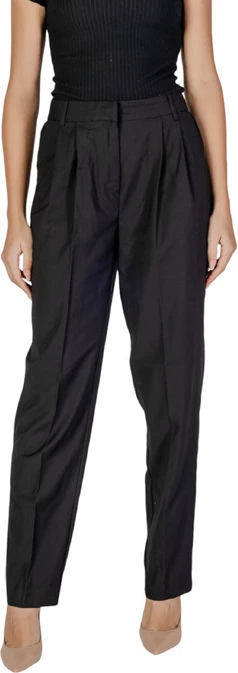 Hlače Vila Clothes ženske, črne