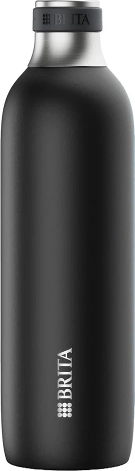 Športna/večnamenska steklenica 1 l, inox, črna BRITA sodaTRIO