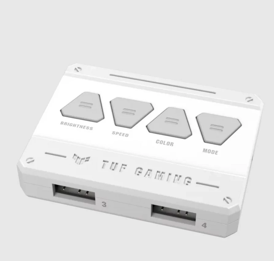 Ventilatorji 12 cm, 3 kosi, beli, ARGB - ASUS TUF GAMING TF120 WHITE EDITION