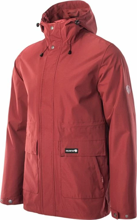 Vodoodporna jakna za moške Iguana Navy II, rdeča