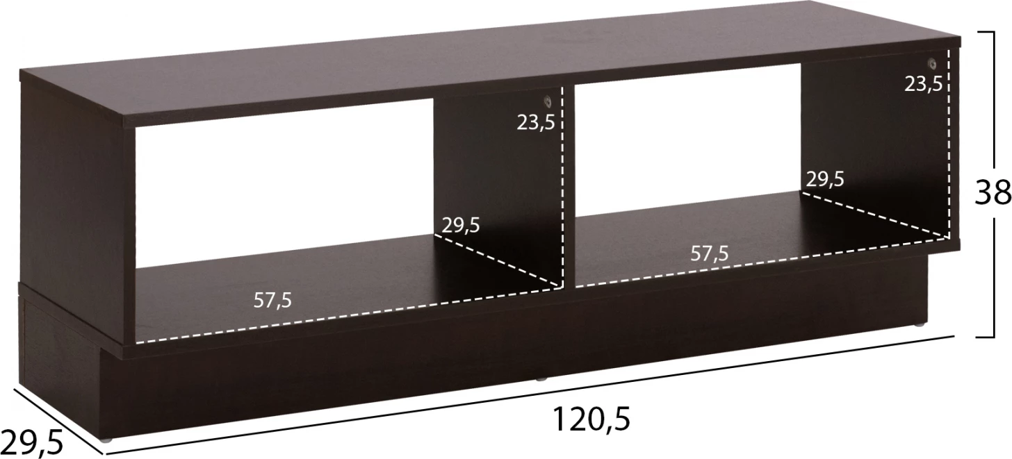 TV enota JAZMIN FH2255.01 WENGE 181x29,5x145cm