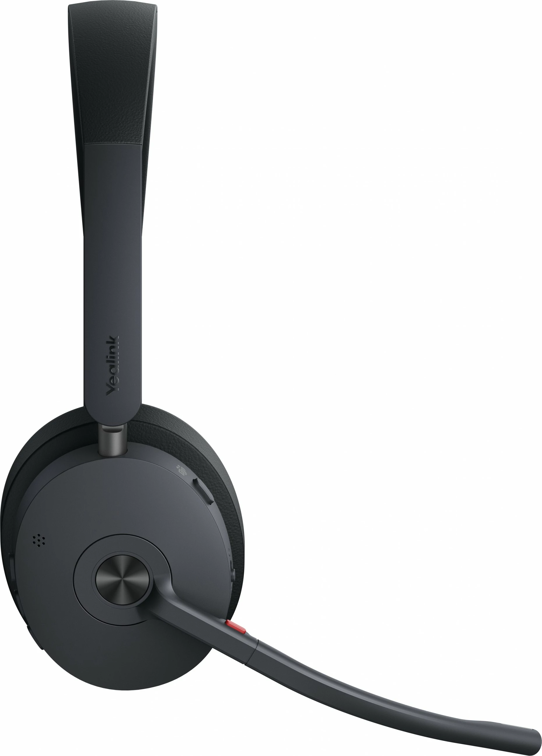 Brezžične slušalke z bazo za polnjenje Yealink WH68 Teams, črne