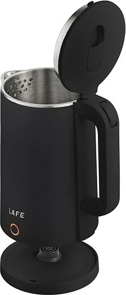 Električni čajnik Double Wall 1,8 L 1800 W, Lafe, črn