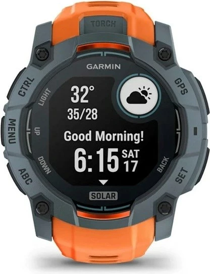 Pametna ura Garmin Instinct 3, 1,1-palčni, GPS, oranžna