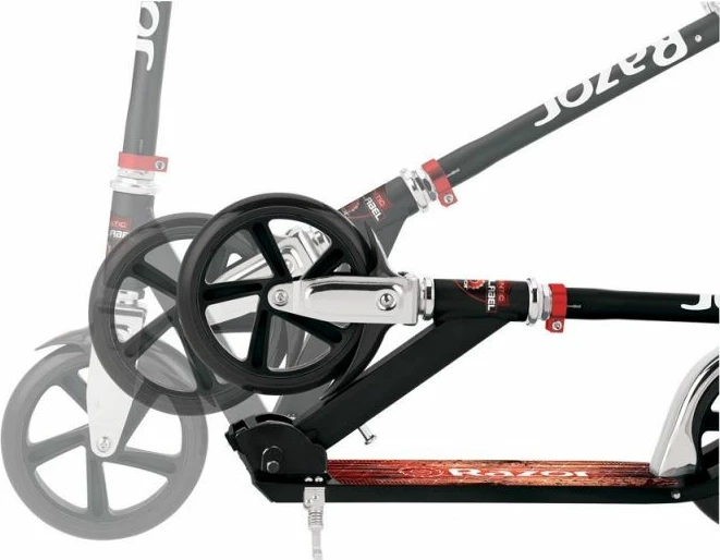 Otroški skiro Razor, črn