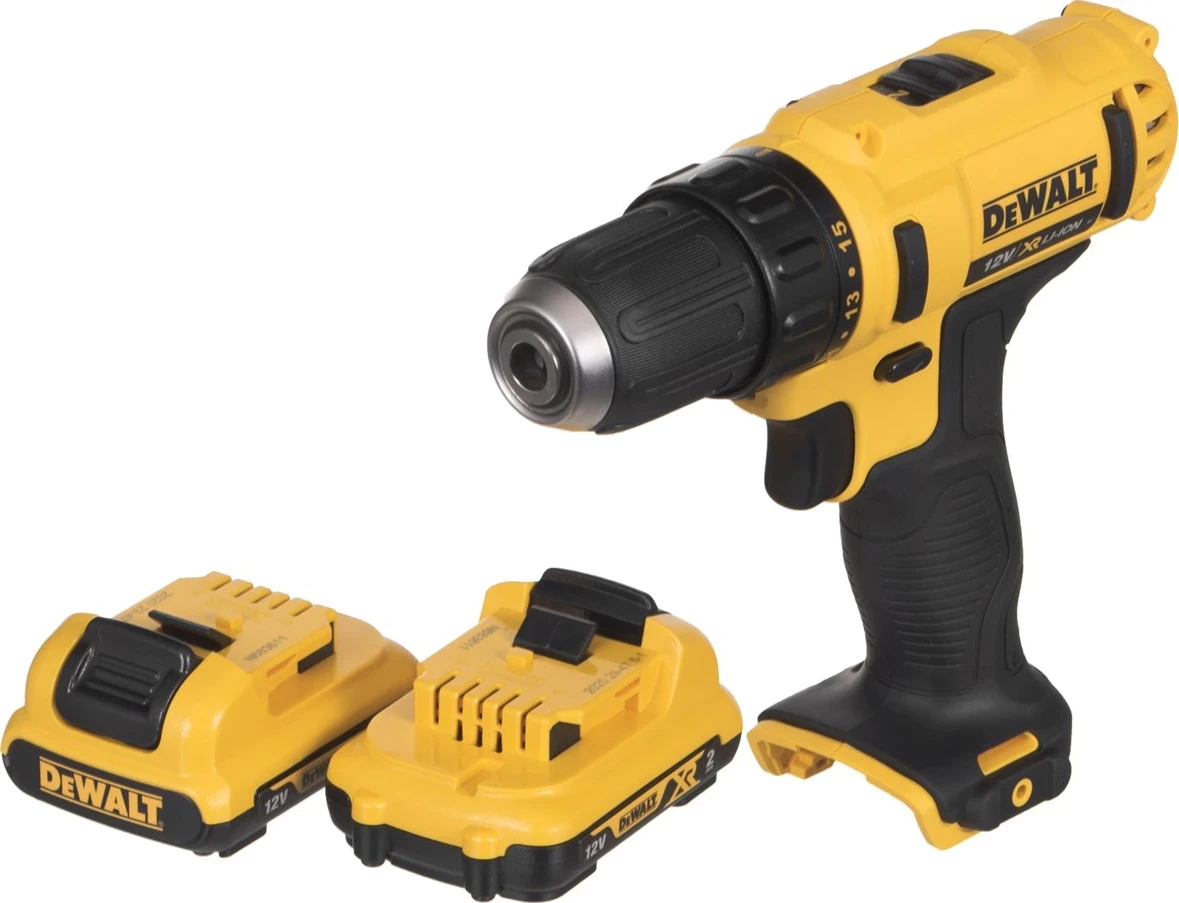 Brezžični vrtalnik DeWalt DCD710D2, Li-Ion 10,8 V 2,0 Ah