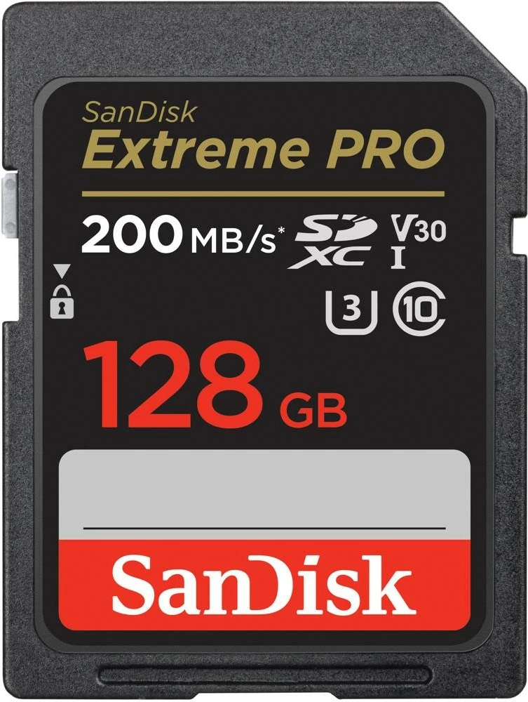 Kartica pomnilnika SanDisk Extreme Pro SDXC 128GB, 200/90 MB/s
