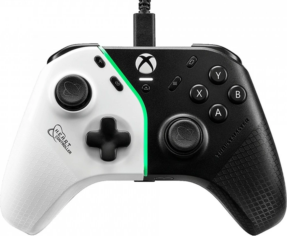 Napreden gamepad Thrustmaster EART Controller, z žico, za PC/Xbox, črno/bele barve