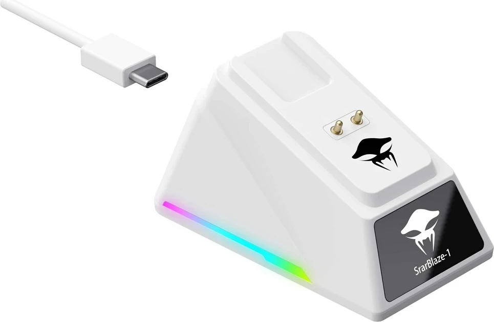 Gaming miška StarBlaze-1, HAVIT, z ali brez kabla, 26000 DPI, bela in črna