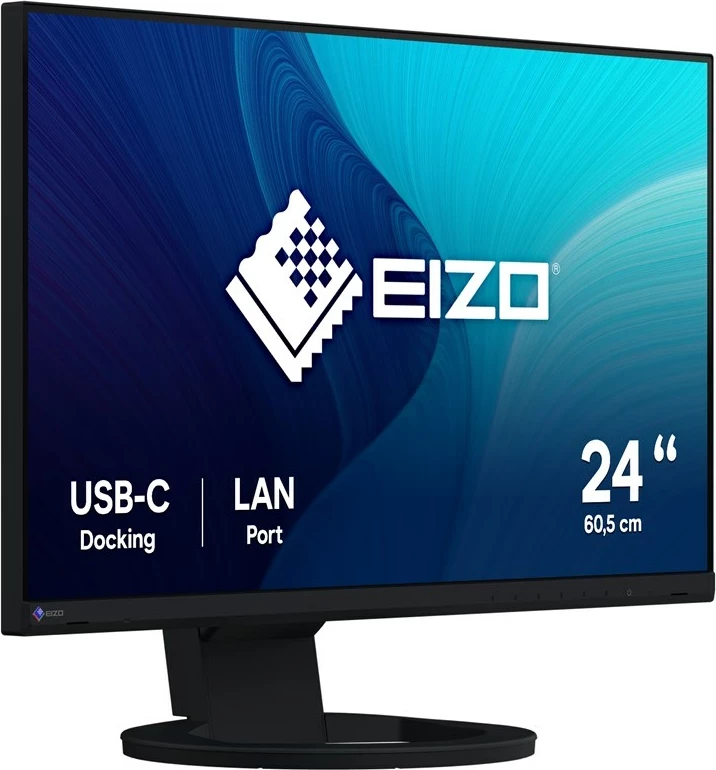 Monitor 23,8" IPS Full HD, USB-C, EIZO FlexScan EV2490-BK, črn