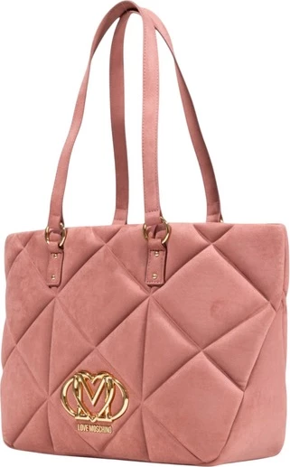 Eleganten ženski nahrbtnik Love Moschino, rožnat