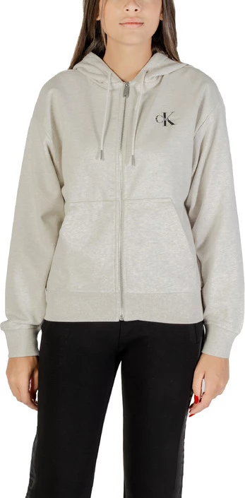 Pulover s kapuco Calvin Klein Jeans, siva