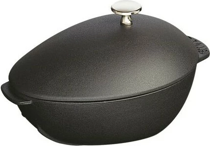 Lonec iz litega železa 25 cm, črn Staub
